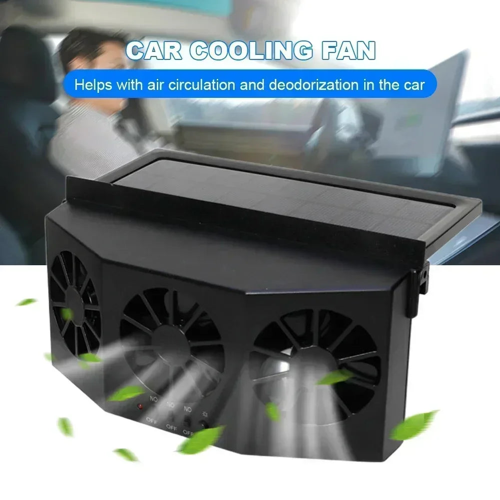 Triple Window Car Fan