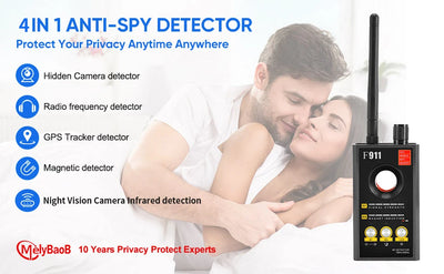 3-in-1 Hidden Camera & RF Signal Detector