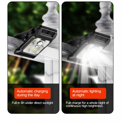 Solar Motion Sensor Clip-On Garden Light