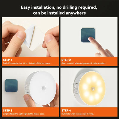 Rechargeable Motion Sensor LED Night Light