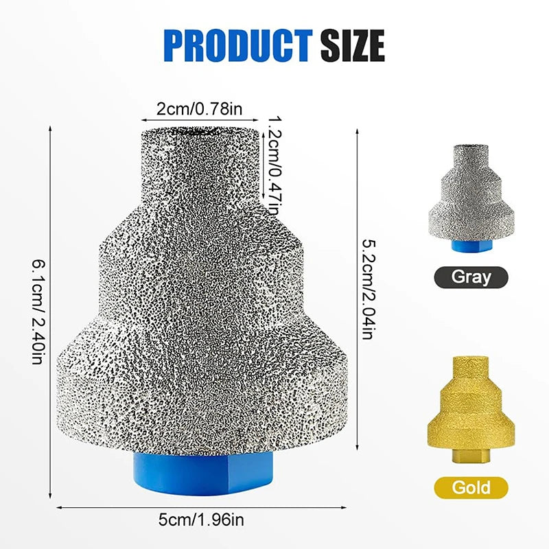 Diamond Step Drill Bit Set