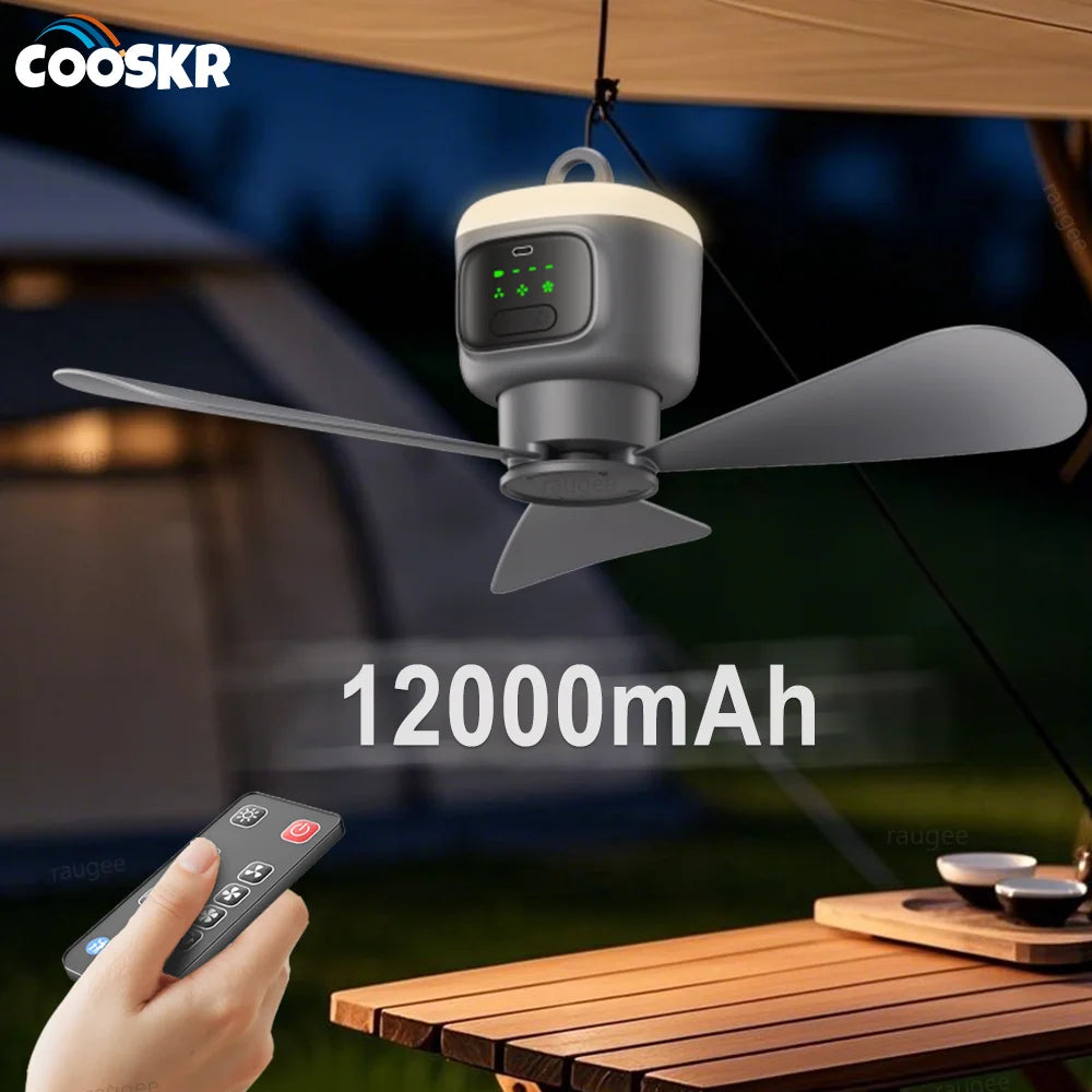 12000mAh Outdoor Camping Fan