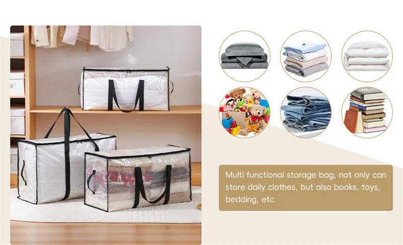 Foldable Transparent Organizer Bag