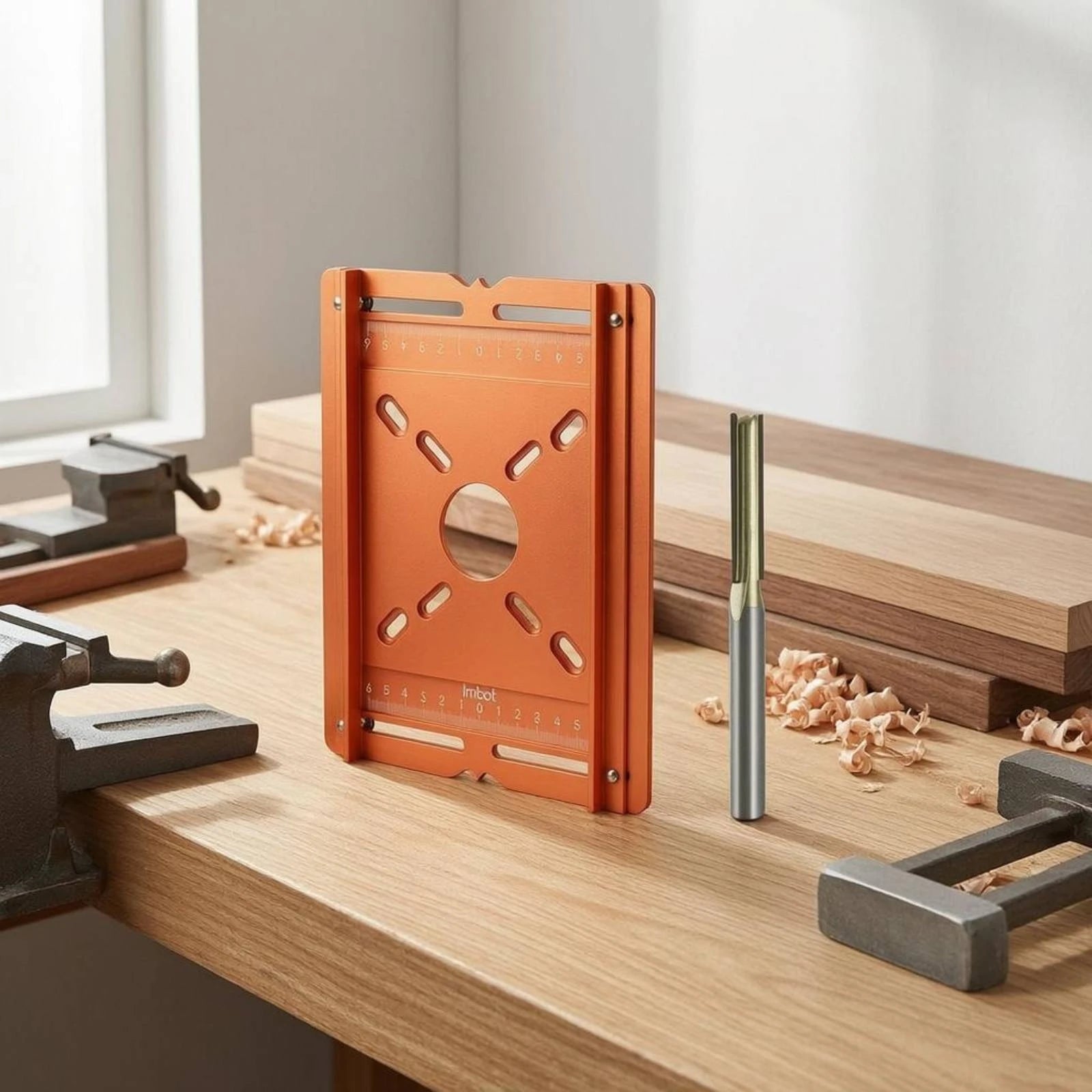 Universal Precision Router Slotting Base Plate