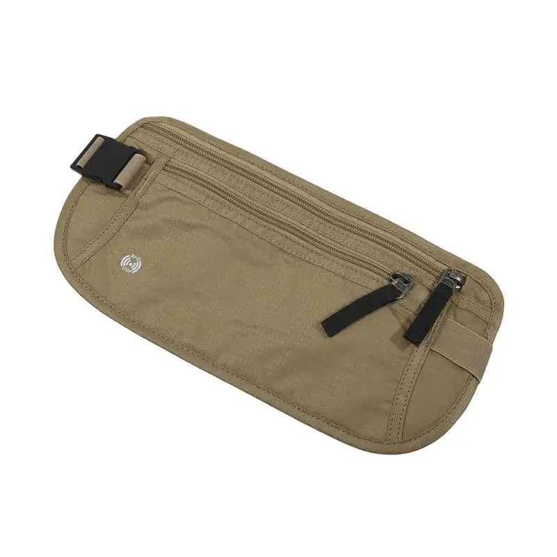 RFID Travel Money Belt Passport Holder