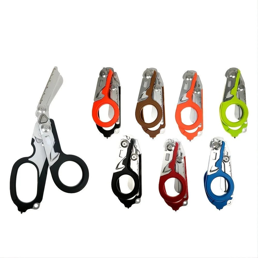 6-in-1 Foldable Emergency Rescue Scissors
