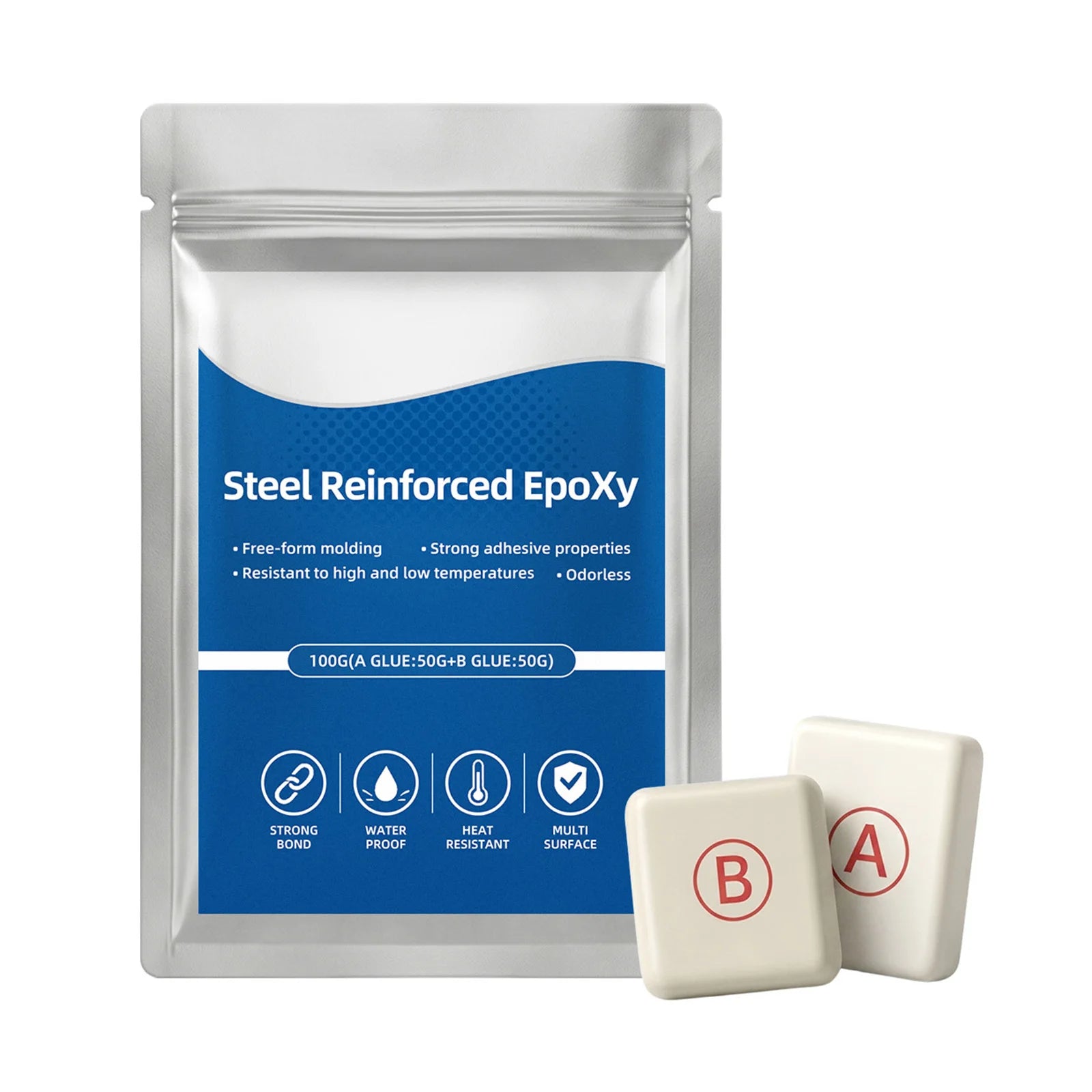 Heavy-Duty Steel Reinforced Epoxy Putty