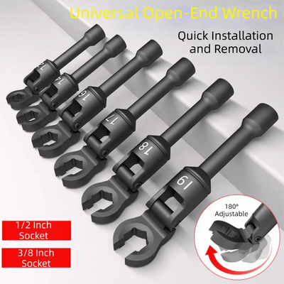 6PCS Universal Tubing Wrench Set