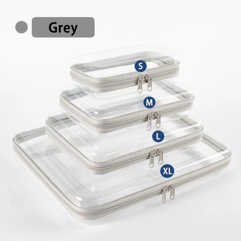 Transparent Zipper Storage Bag