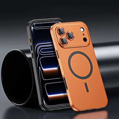 Luxury Metal Frame MagSafe Case