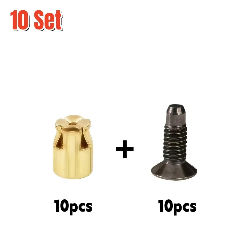 Kit de inserción para reparación de bisagras de puertas de armario