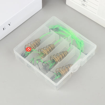 4PCS Explosive Carp Spring Hook Set