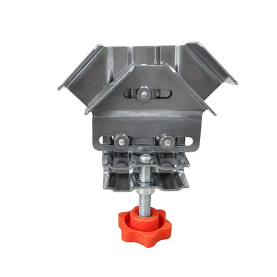 90-Degree Steel Corner Clamp with Adjustable Swing Jaw