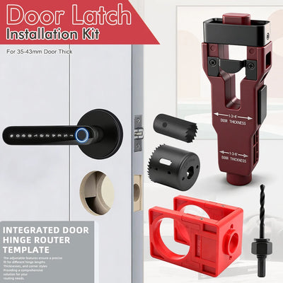 Adjustable Door Hinge Installation Jig Kit