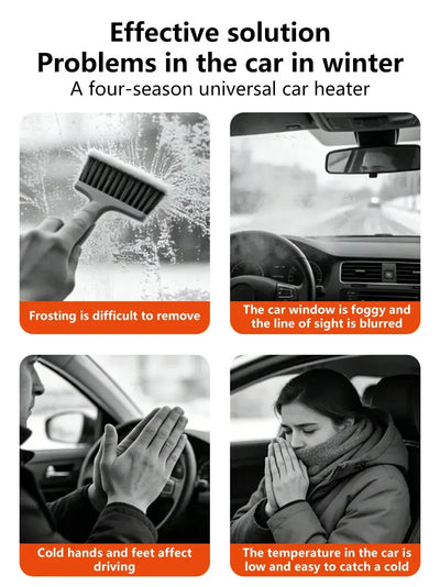 Calefactor y ventilador descongelador portátil para coche ThinkPlus 12V