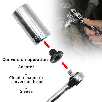 4PC Magnetic Socket Adapter Set