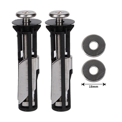 Universal Toilet Seat Replacement Bolt Kit (2 Pack)