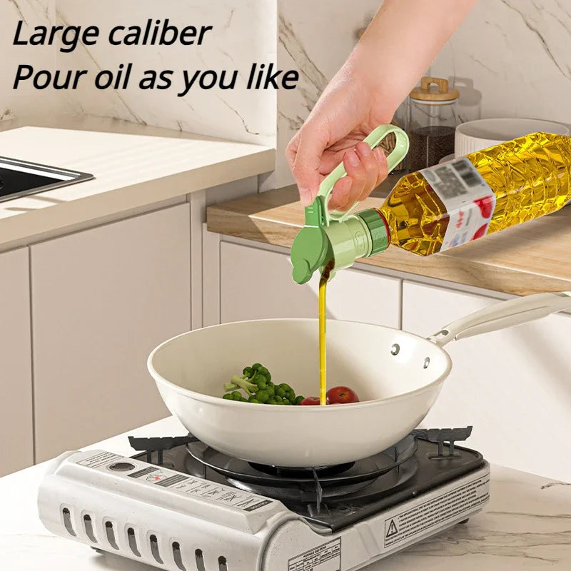 Adjustable Bottle Pourer Spout with Handle