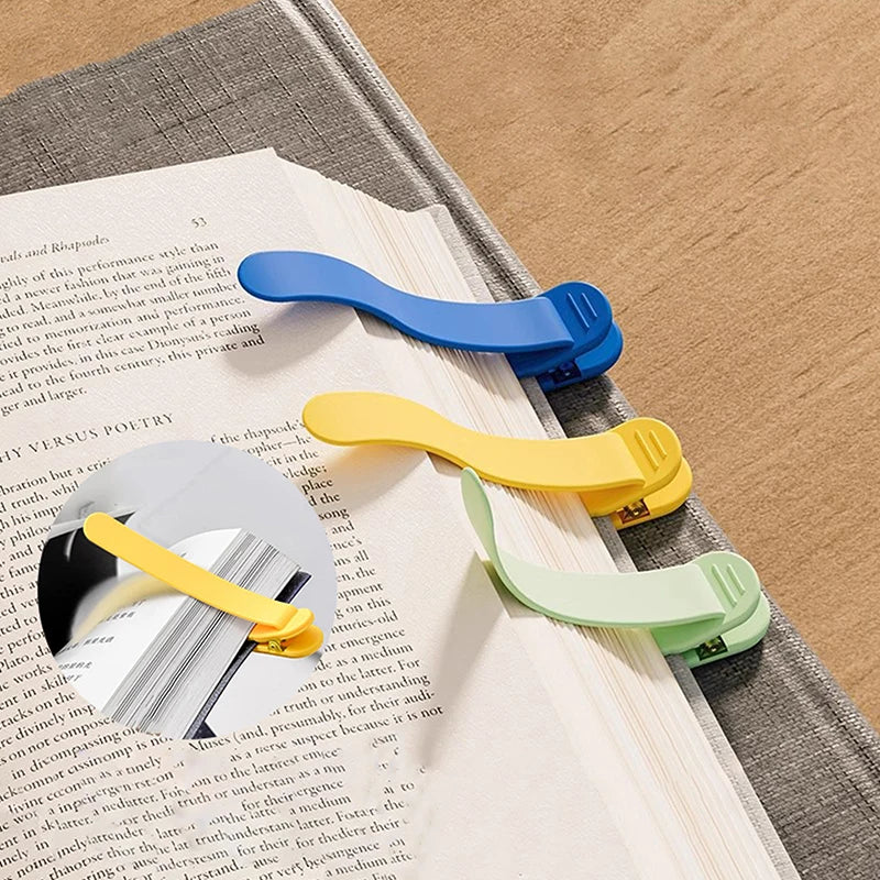 Silicone Bookmark Clips & Page Markers