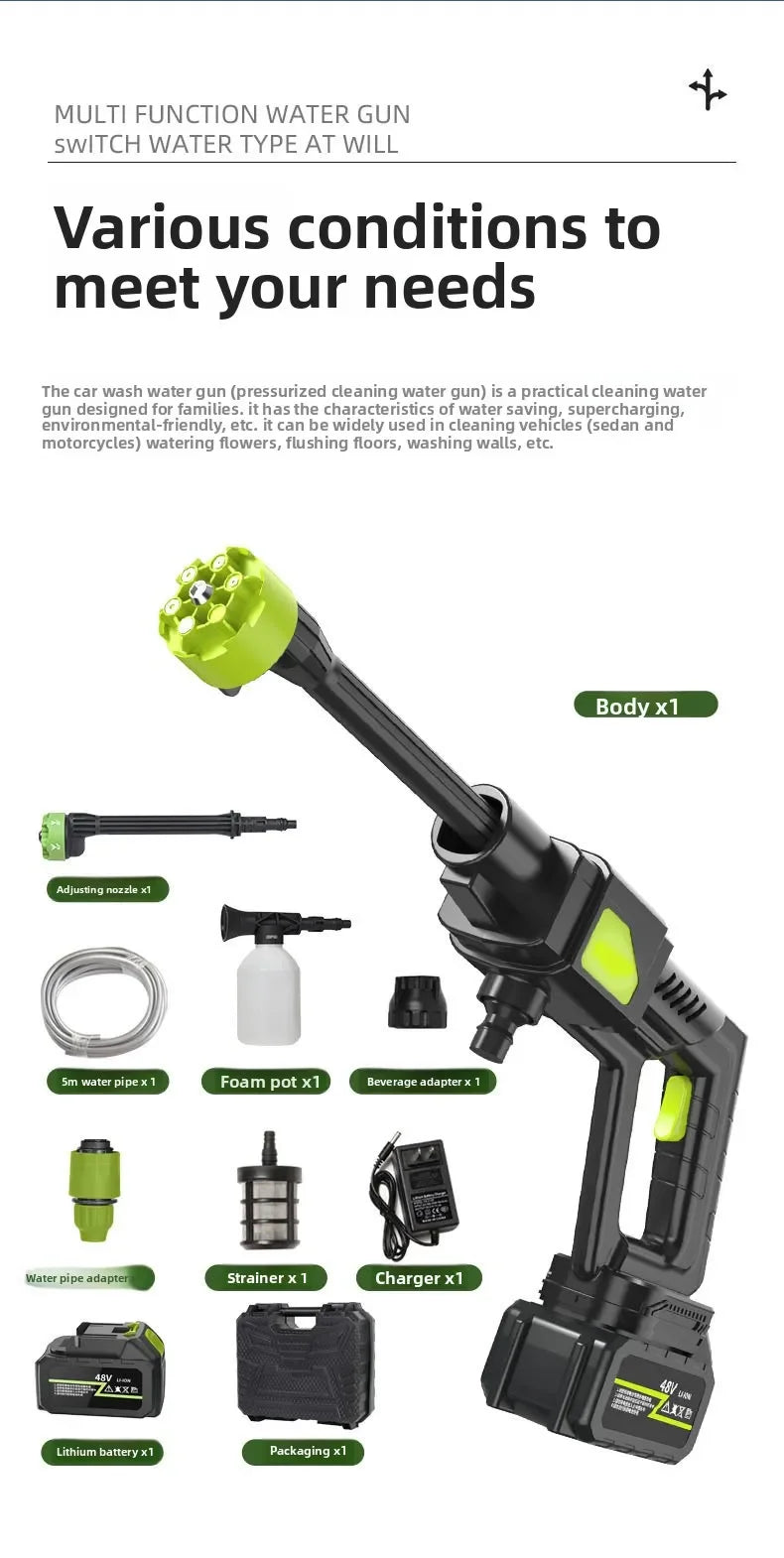 Cordless High Pressure Washer