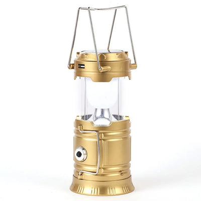 Solar & Battery Emergency Portable LED Camping Lantern