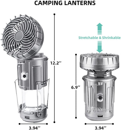 Multi-Function Solar Fan Light