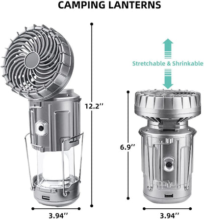 Multi-Function Solar Fan Light