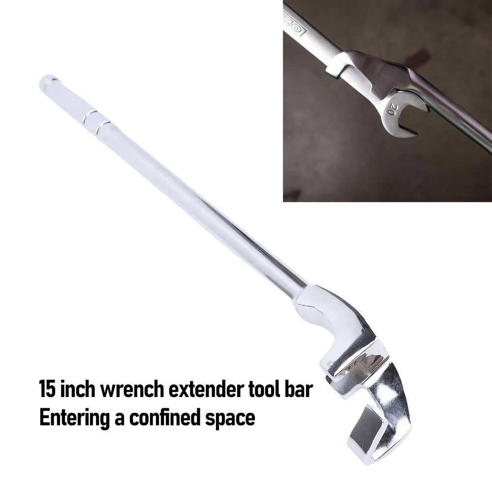 15-Inch Heavy-Duty Wrench Extender