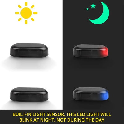 Solar Car Security Warning Light