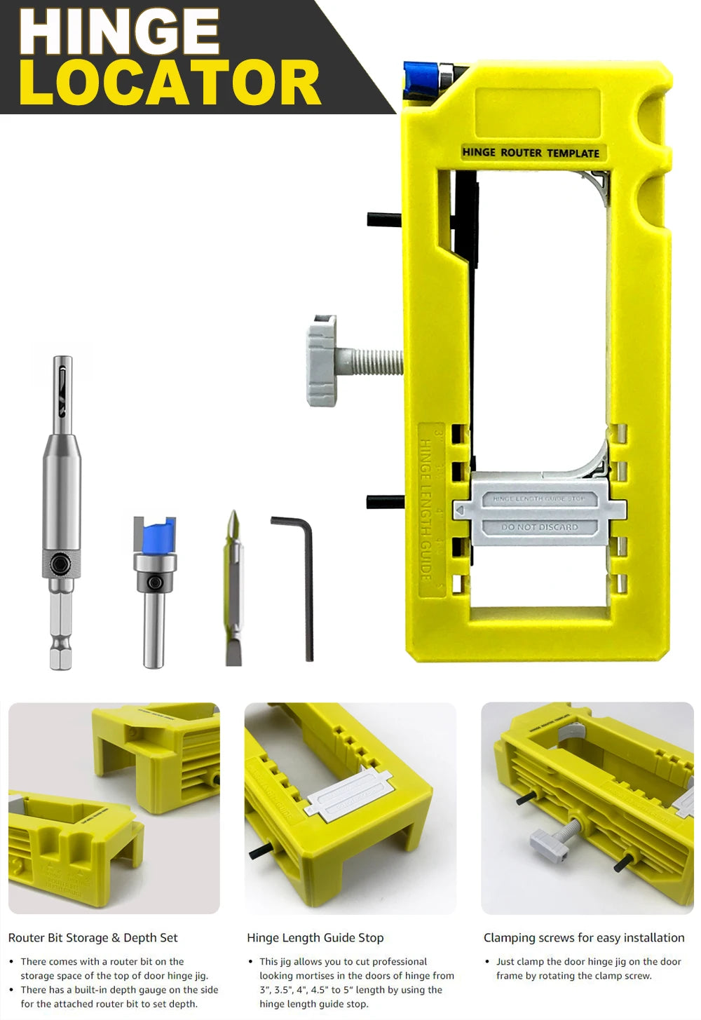 Door Hinge Installation Kit