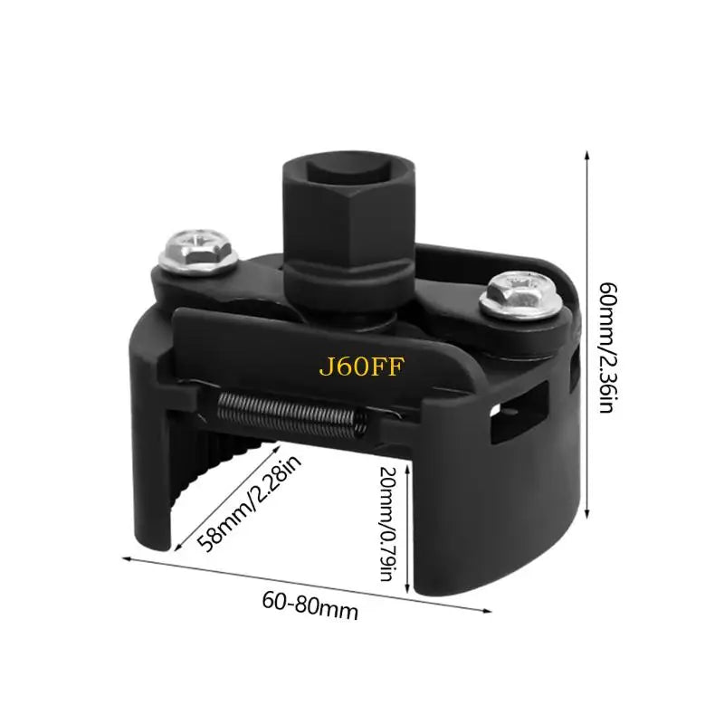 Adjustable Oil Filter Removal Tool (60–80 mm)