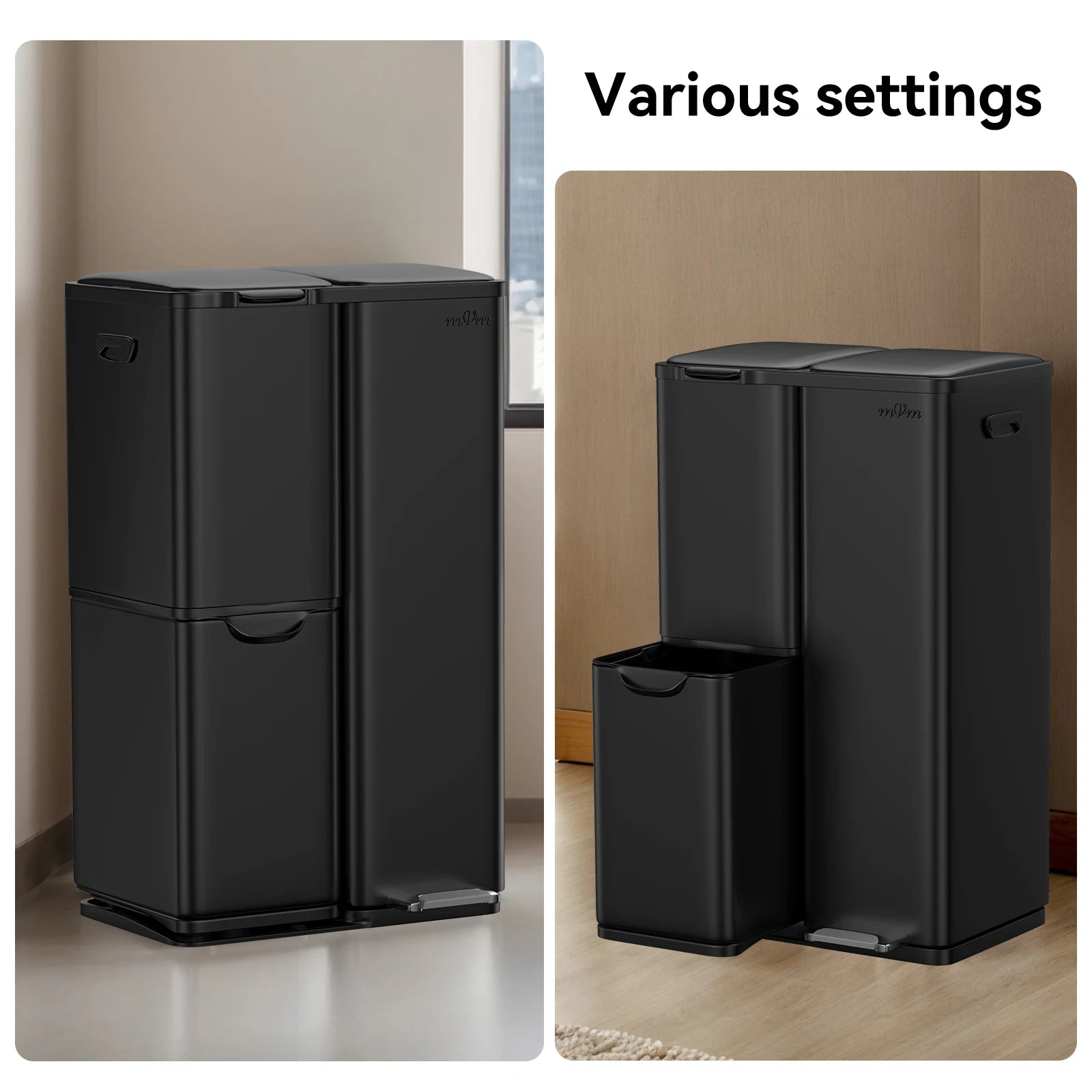 mVm 60L Sorting Trash Can