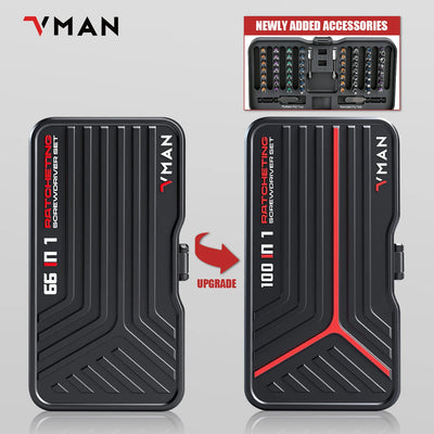 100-in-1 Precision Magnetic Ratchet Screwdriver Set
