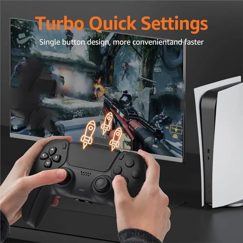 PS5 Controller Back Paddles with Turbo, Remapping & Mic Support