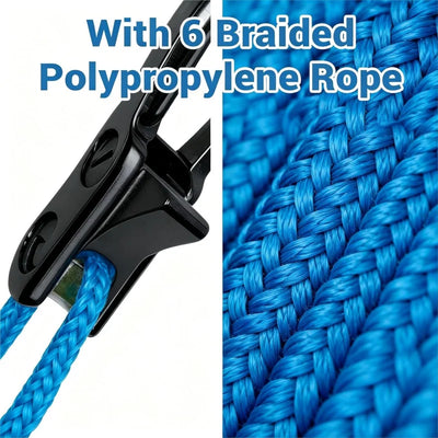 6-Pack Heavy-Duty Roller Rope Tensioners