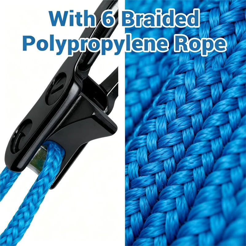 6-Pack Heavy-Duty Roller Rope Tensioners