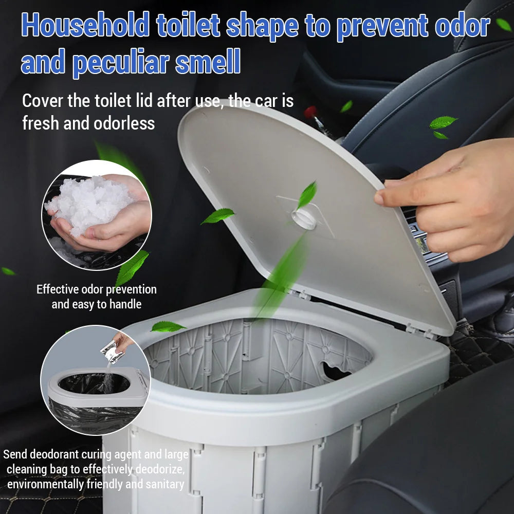 Portable Folding Camping & Car Toilet