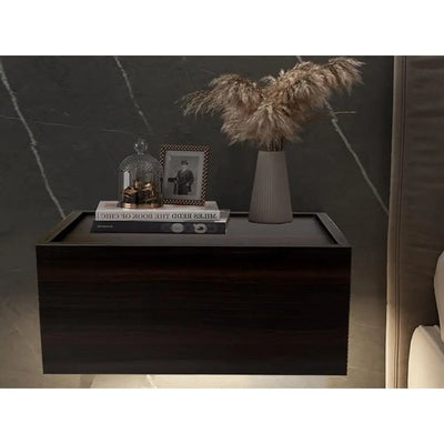 Floating Nightstand with Hidden Storage