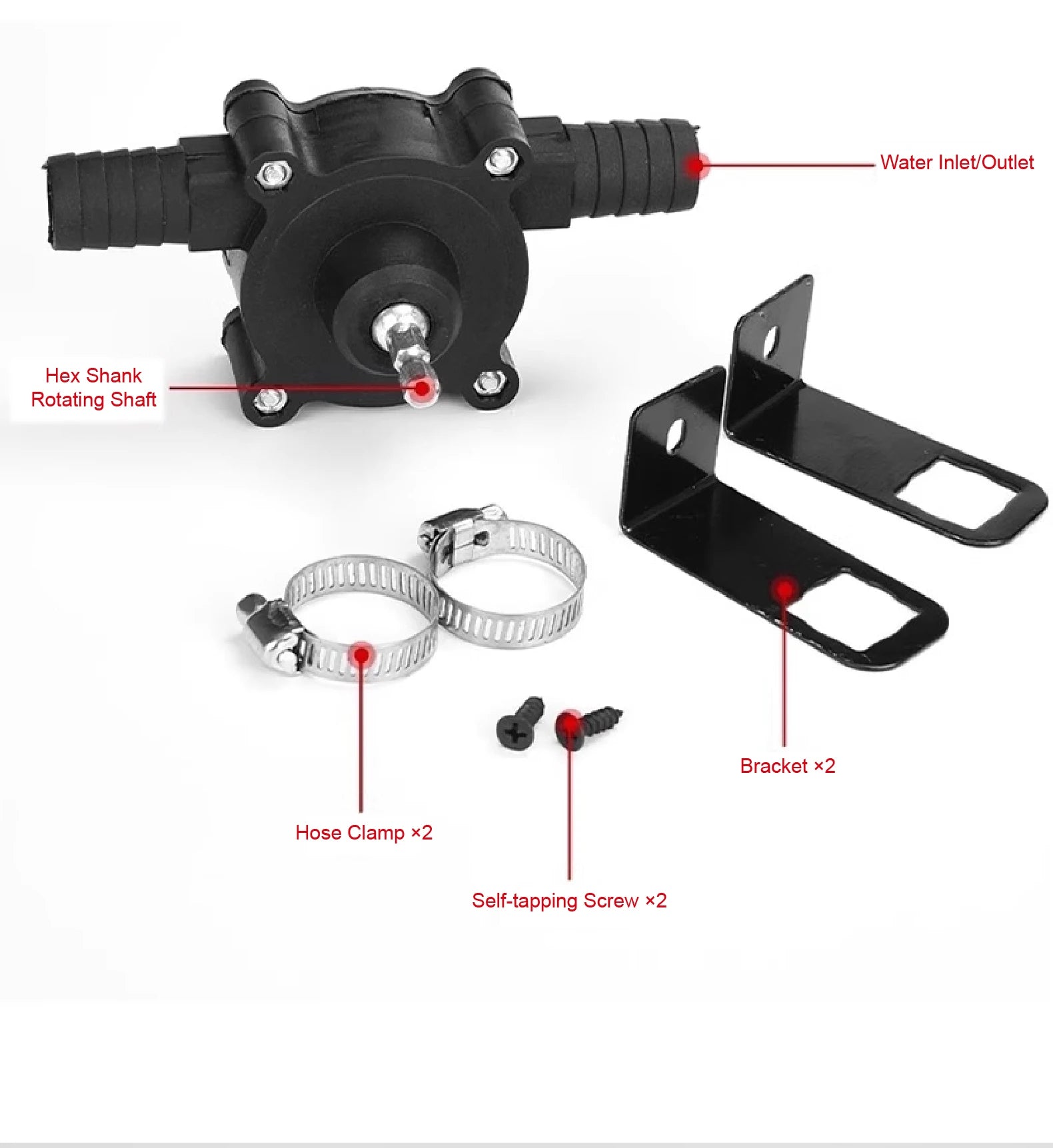Drill Powered Water Pump