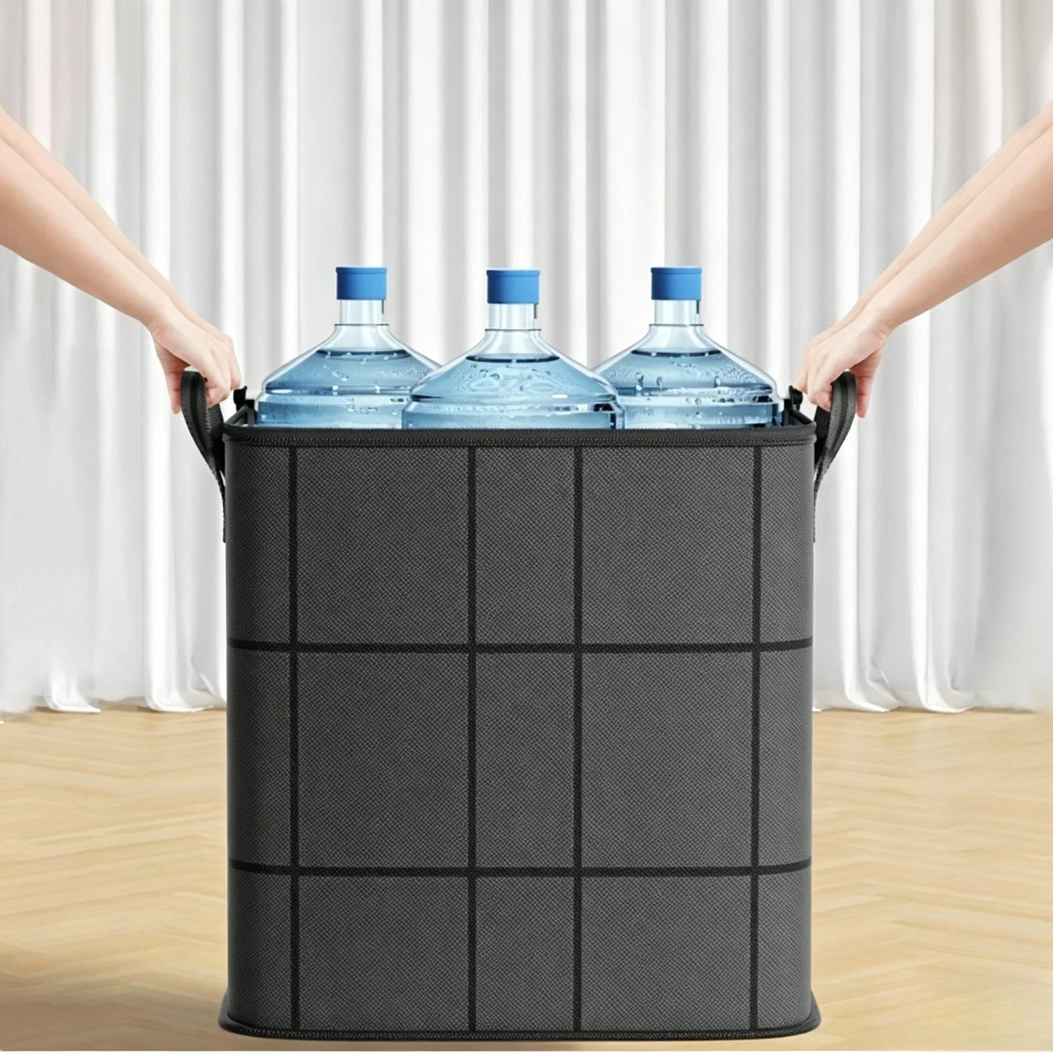 Large Foldable Storage Bag with Double Zipper