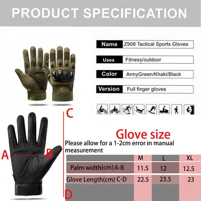 Winter Windproof Touchscreen Motorcycle Gloves