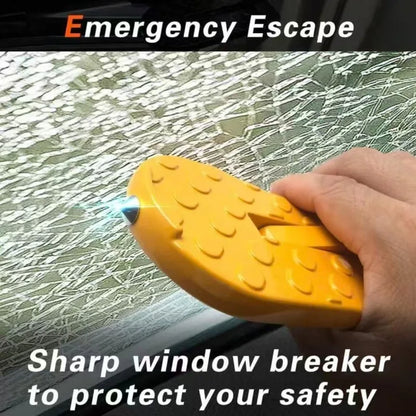 Car Door Step with Glass Breaker