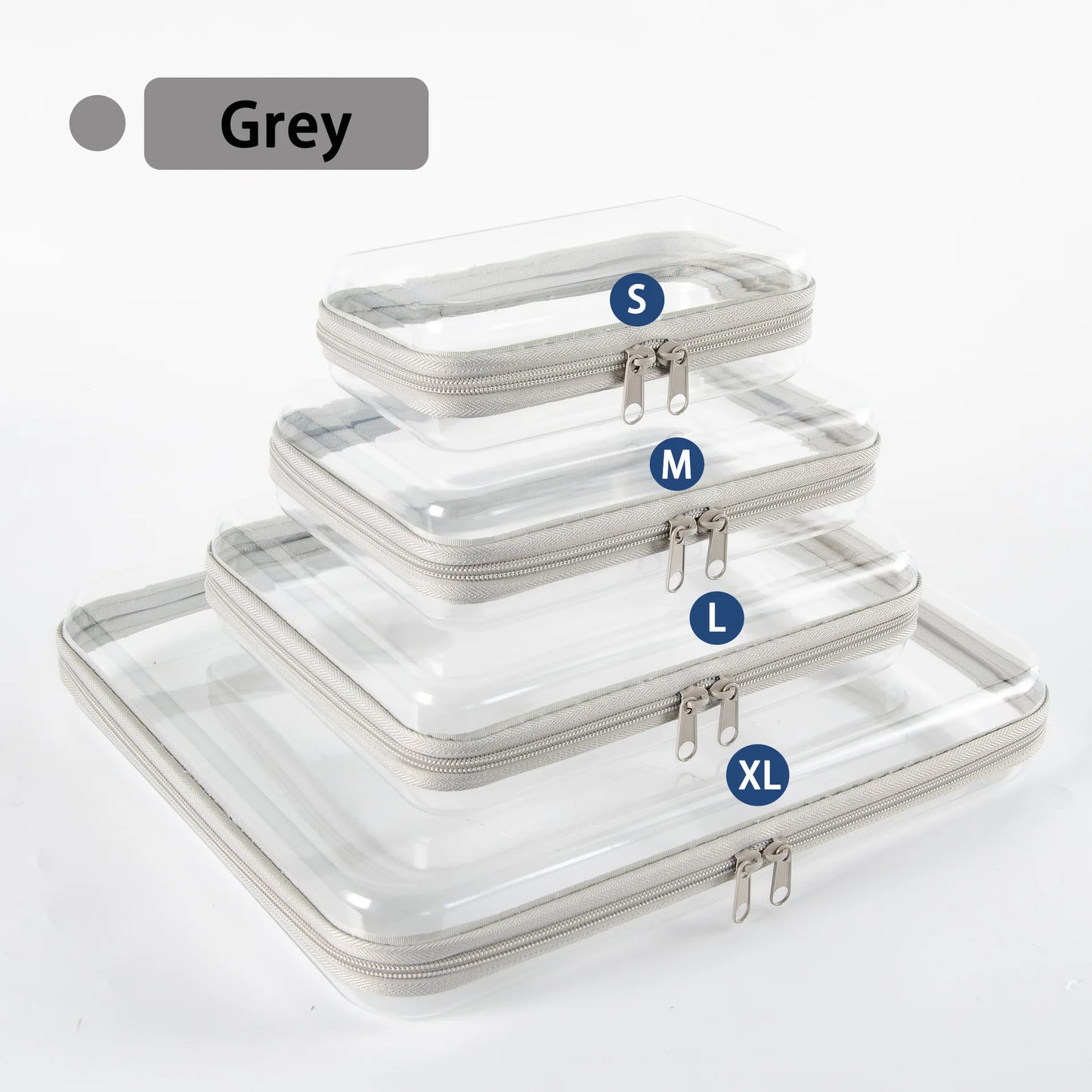 Transparent Zipper Storage Bag