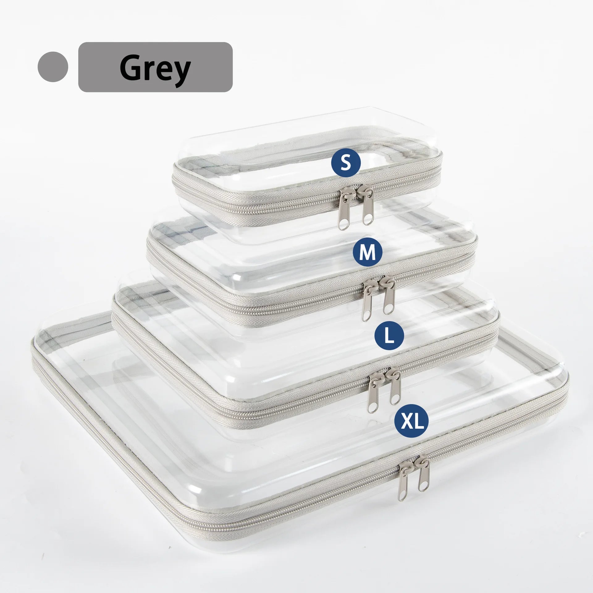 Transparent Zipper Storage Bag