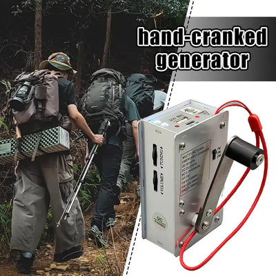 5-in-1 Hand Crank Emergency Radio & Charger