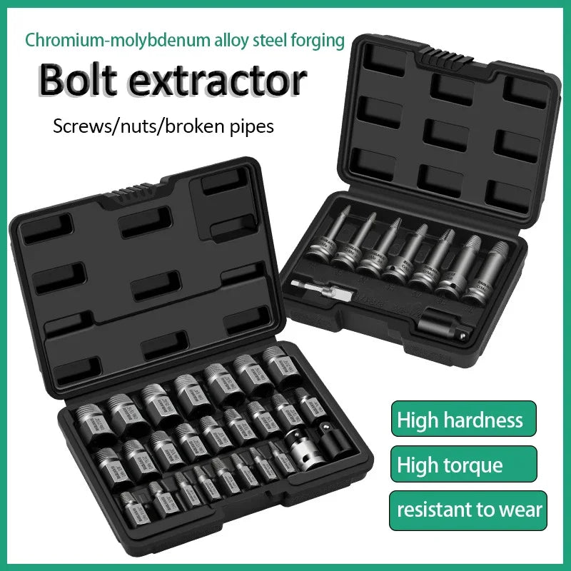 Universal Damaged Screw Extractor Set