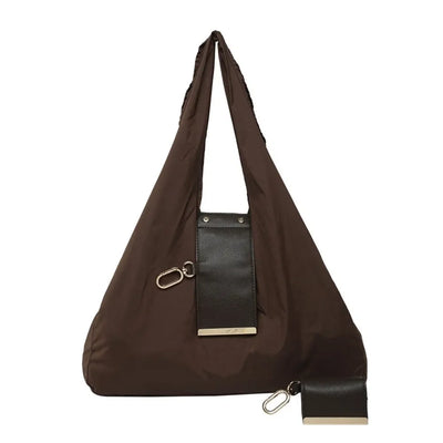 Foldable Reusable Shopping Tote Bag with Keychain