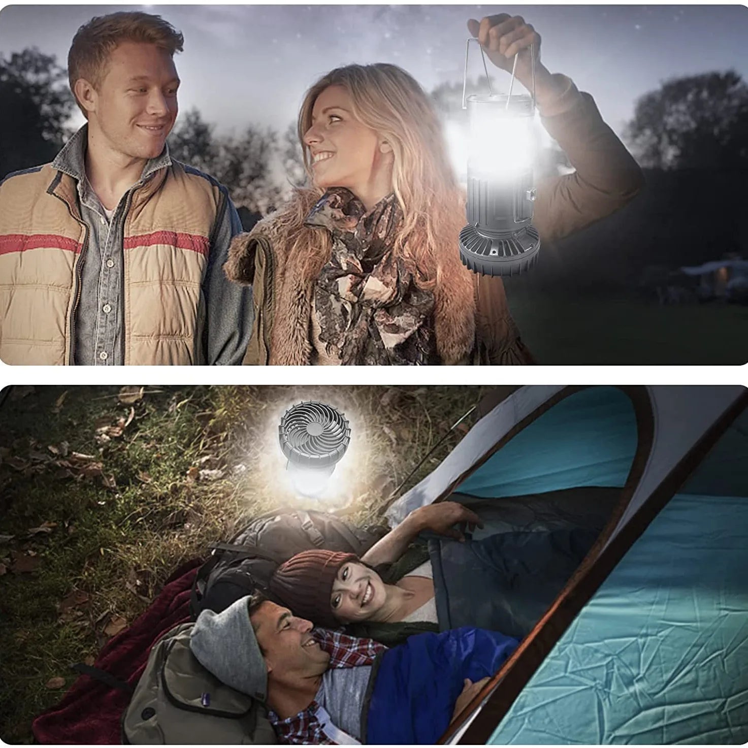 Multi-Function Solar Fan Light