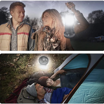 Multi-Function Solar Fan Light