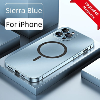 Luxury Metal Frame MagSafe Case